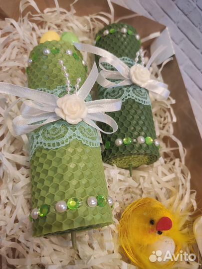 Свечи из вощины. Набор