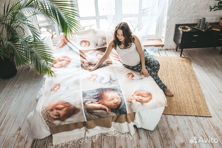 Фотоплед 200х220 флисовый