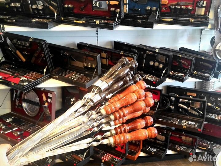 Шашлычный набор, шампуры, набор шампуров в Омске