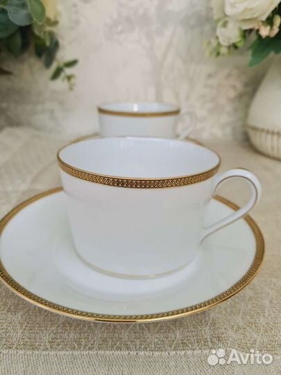 Антиквариат. Чайная пара. Лимож/ Limoges
