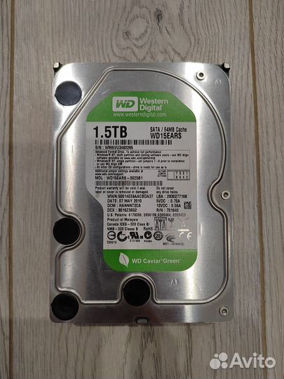 Hdd 1.5 tb
