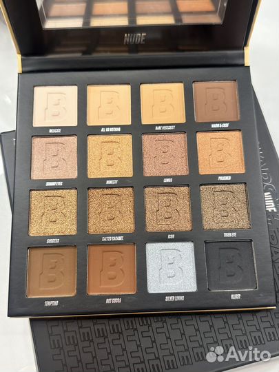 Палетка теней beauty bay Nude 16