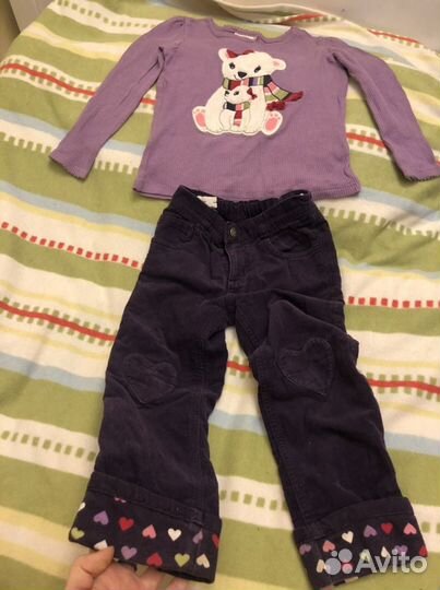 Фирменные Вещи пакетом на девочку 1-3 года