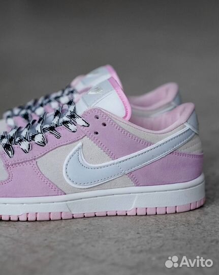 Розовые nike dunk LOW 36-41