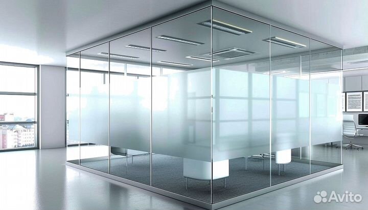 Раздвижные стеклянные перегородки