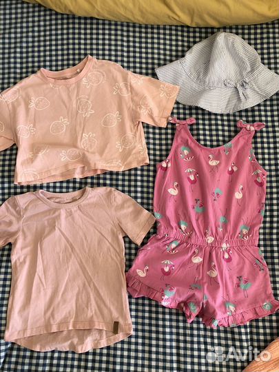 Вещи летние на девочку 110 пакетом