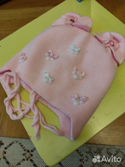 Шапка для девочки 1-2 года