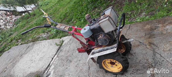 Мотоблок с прицепом