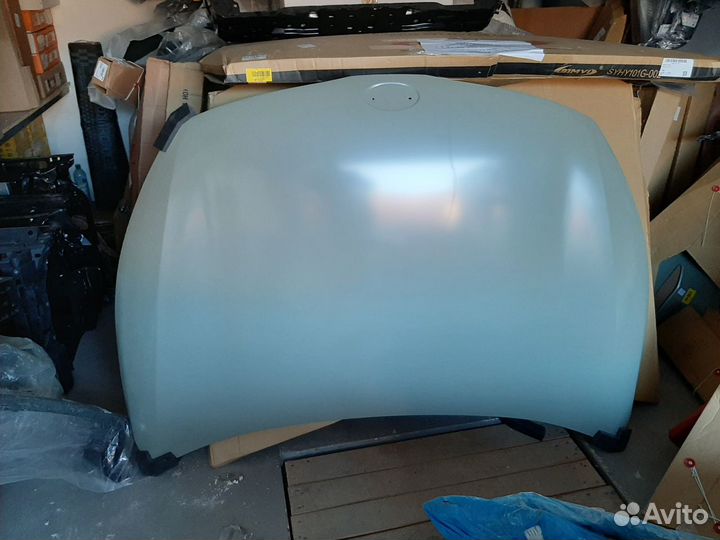 Капот кио рио 2017- с герметиком грунт в наличие