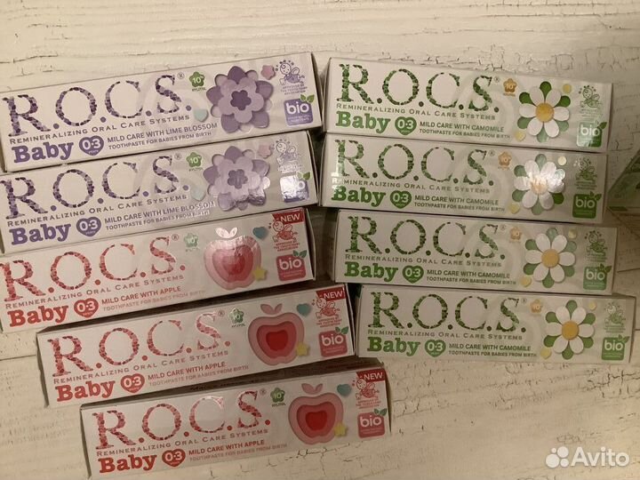 Зубная паста \ щётка для малышей R.O.C.S.в асс- те