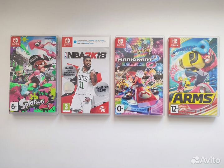 Картриджи на nintendo switch