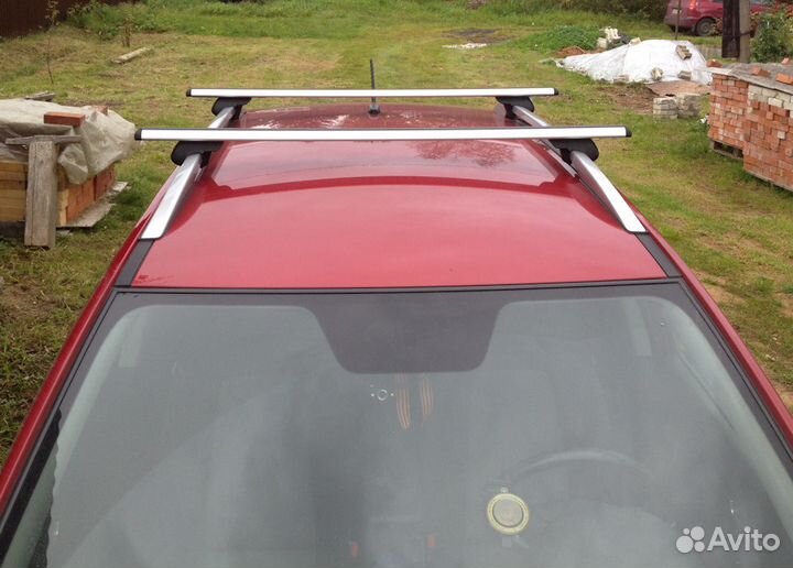 Багажник на крышу Kia Ceed атлант на рейлинги