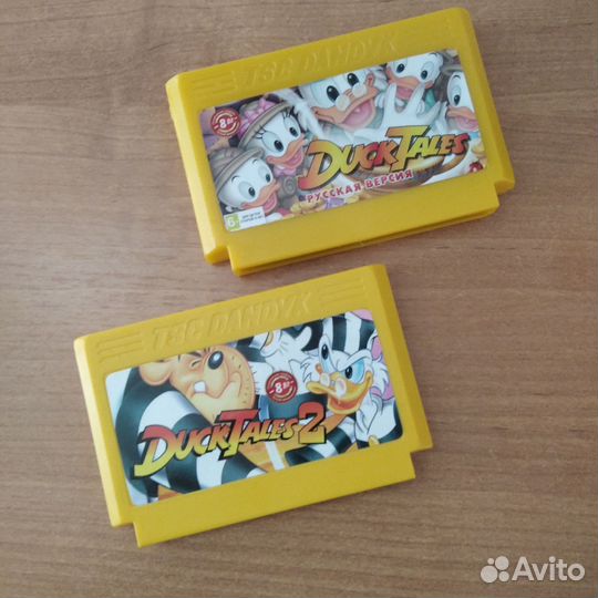 Картридж 8-бит 2 шт: Duck Tales 1 & 2