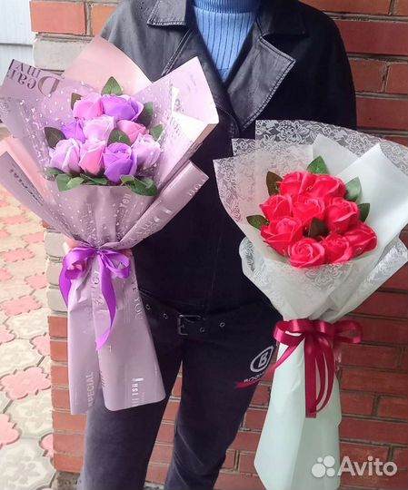 Букеты из мыльной пены