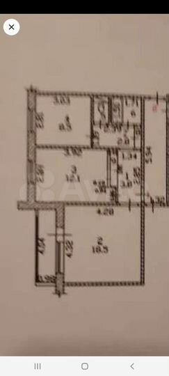 2-к. квартира, 51 м², 3/9 эт.