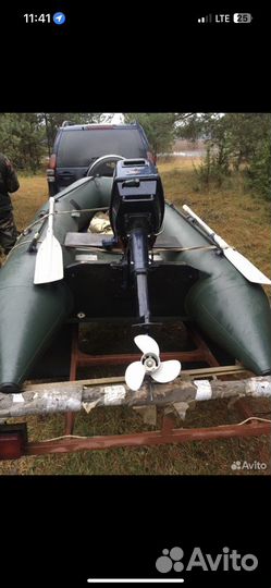 Лодка brig + мотор selva