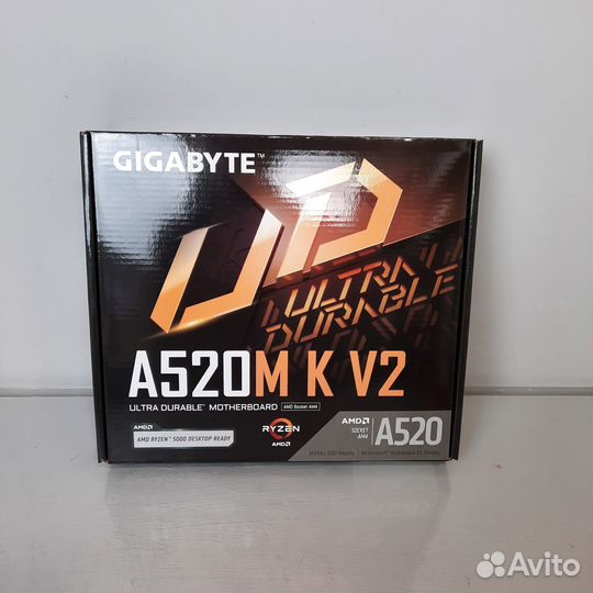 Материнская плата gigabyte A520M K V2 Новая