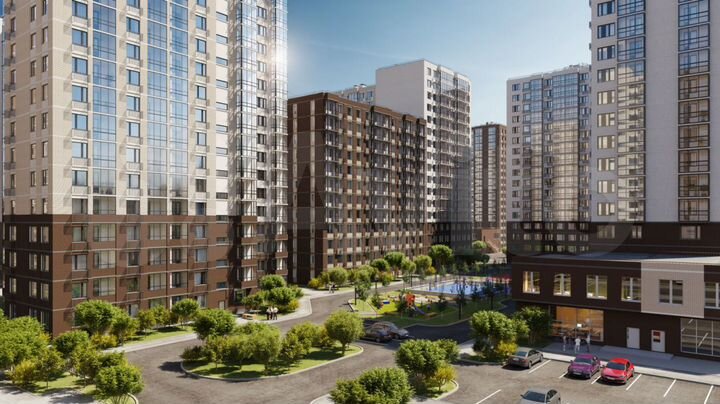 3-к. квартира, 65 м², 7/17 эт.