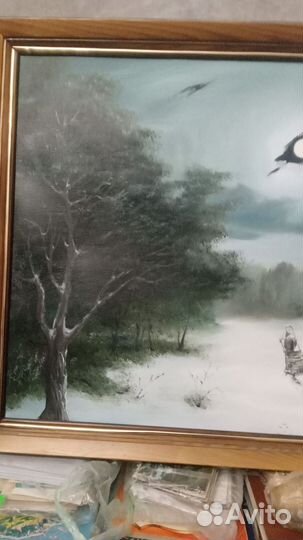 Зима.картина неиз.худ
