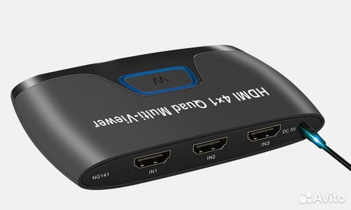 Hdmi разветвитель сплиттер делитель на 4 ver