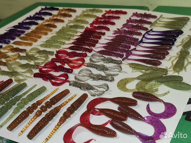 Набор 110 приманок для джига и микроджига