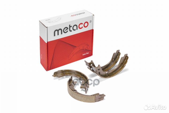 Колодки ручного тормоза к-кт 3030-016 metaco