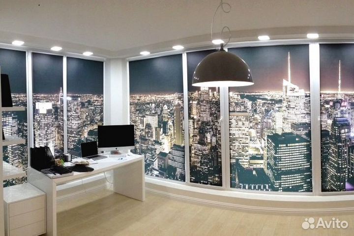 Рулонные шторы 2в1 на заказ