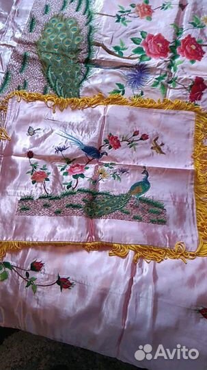 Шёлковое постельное белье 1960-1961г