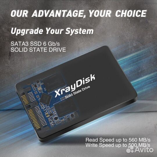 SSD SATA3 Xraydisk 480гб новый