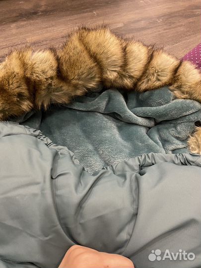 Зимний конверт в коляску