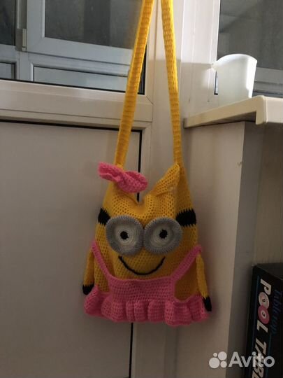 Сумка-шоппер детская миньон ручной работы