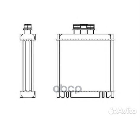 53558 радиатор печки VW Polo all 02 53558 NRF