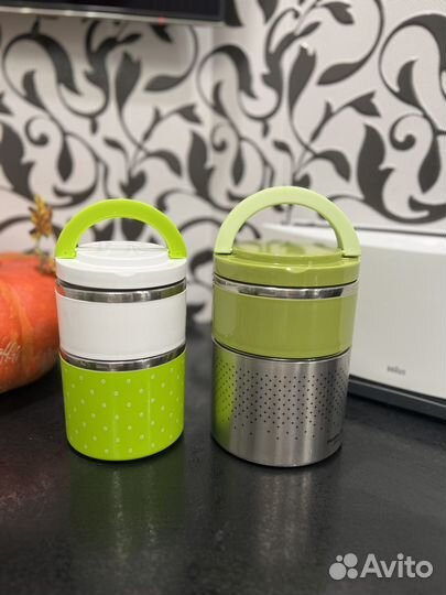 Многослойный Термос двухуровневый новый