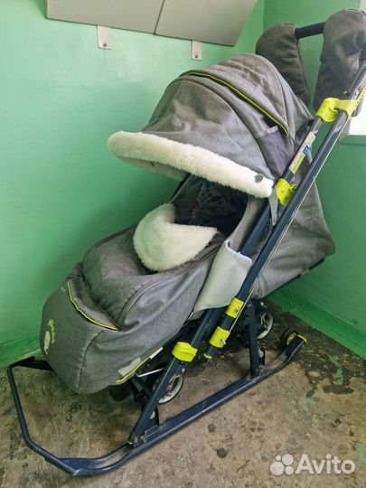 Санки коляска ника кидс