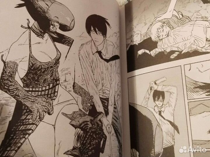 Манга. Человек Бензопила 1,2,3 часть