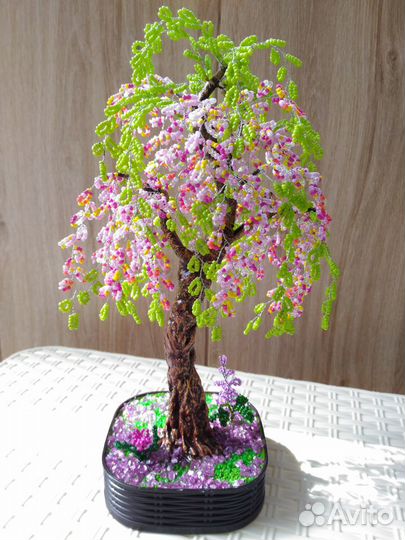 Дерево из бисера