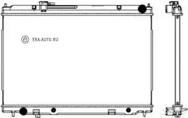 Sakura 32511021 Радиатор infiniti M35 06