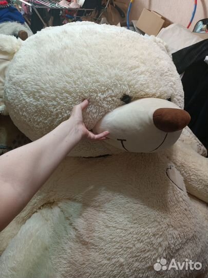 Огромный плюшевый медведь