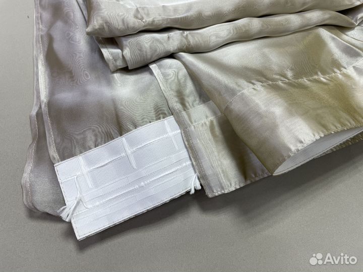 Тюль кремовый готовый 5,8 м