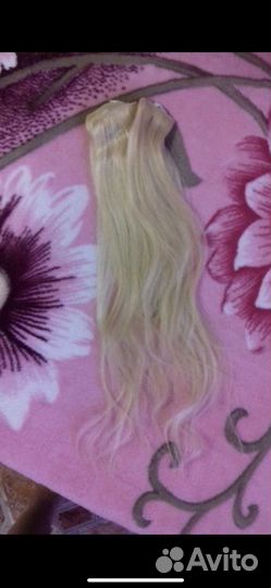 Волосы натуральные на заколках