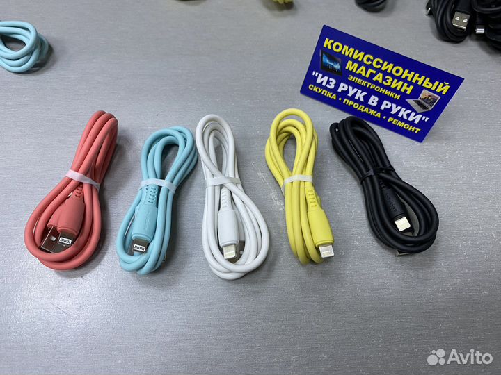 Кабель USB Lightning 8pin Borofone BX40 1m 2.4A