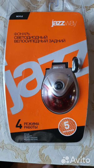 Фонарь светодиодный велосипедный задний