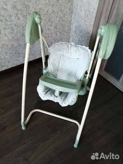 Стульчик-качеля для кормления 2 в 1