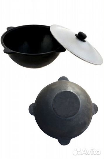 Казан чугунный узбекский 6 литров