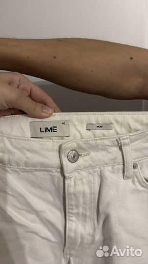 Джинсы женские mom lime