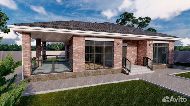 Строительство дома 137,5 м², 3 спальни, 2 с/у