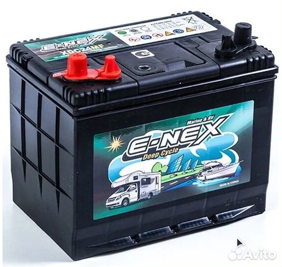 Акб E-NEX XDC24 (Deep Cycle) 80Ah для катеров