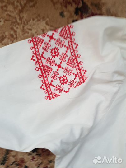 Новая нарядная вышитая блузка из 60-х годов СССР