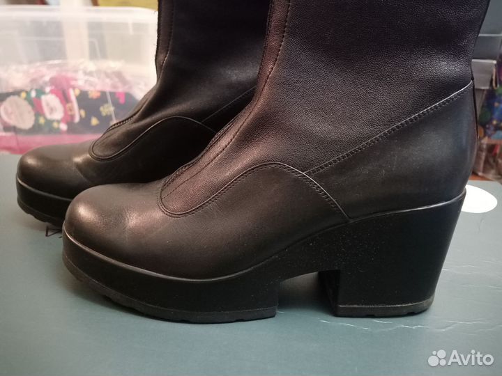Сапоги женские натуральная кожа 38 р