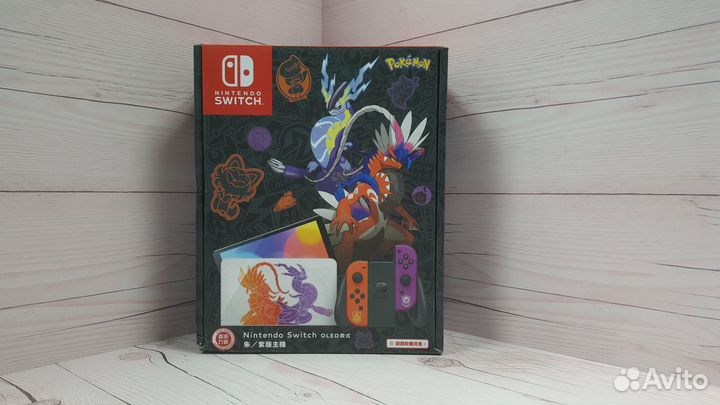 Nintendo Switch Oled Pokemon + 256Gb Прошитая